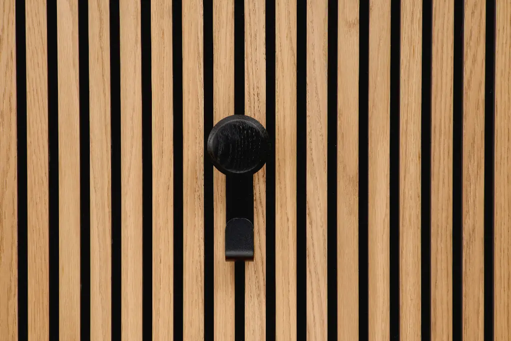 ter Hürne SilentDesign LivingWall kort met houten knop Haakon 