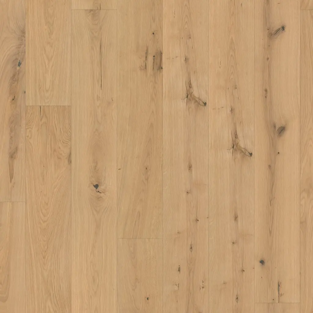 Bois Sauvage Eik Northridge , extra Rustiek, wit mat gelakt