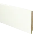 16254 MDF plint recht 120x15x2400 wit gefolied