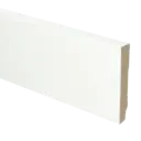 MDF plint recht 90x15 wit gefolied