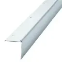 Trapprofiel PVC / alu trapkant 40 x 40 x 2700 mm  voor pvc kleur ZILVER