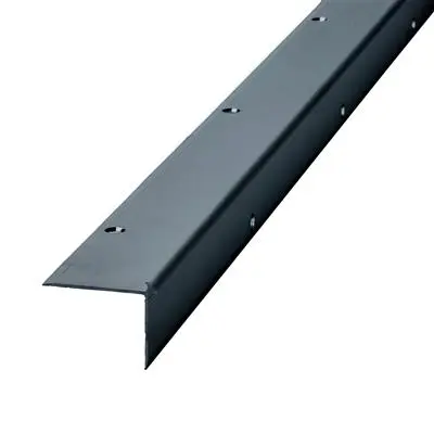 Trapprofiel pvc / pvc 30x39x2700mm voor pvc tot 3mm zilver/rvs/zwart