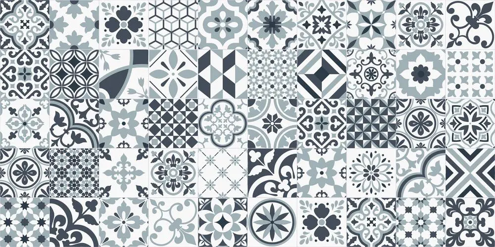 Vinyl op rol Feelings tegelmotief kleur Algarve 905M