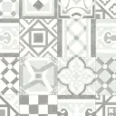 Vinyl op rol Luna tegelpatroon Es Vedra T94 4m breed