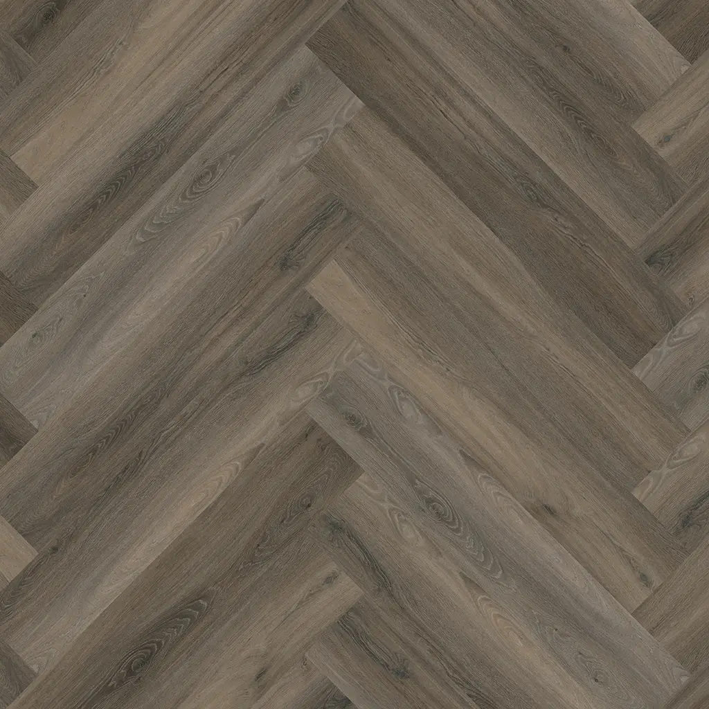 PrimoFloor Soho Visgraat donker grijze eik - V4micro - 7mm - 0,9m² 