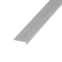 Hoeklijnprofiel fijn voor rigidvloeren kleur RVS 300cm