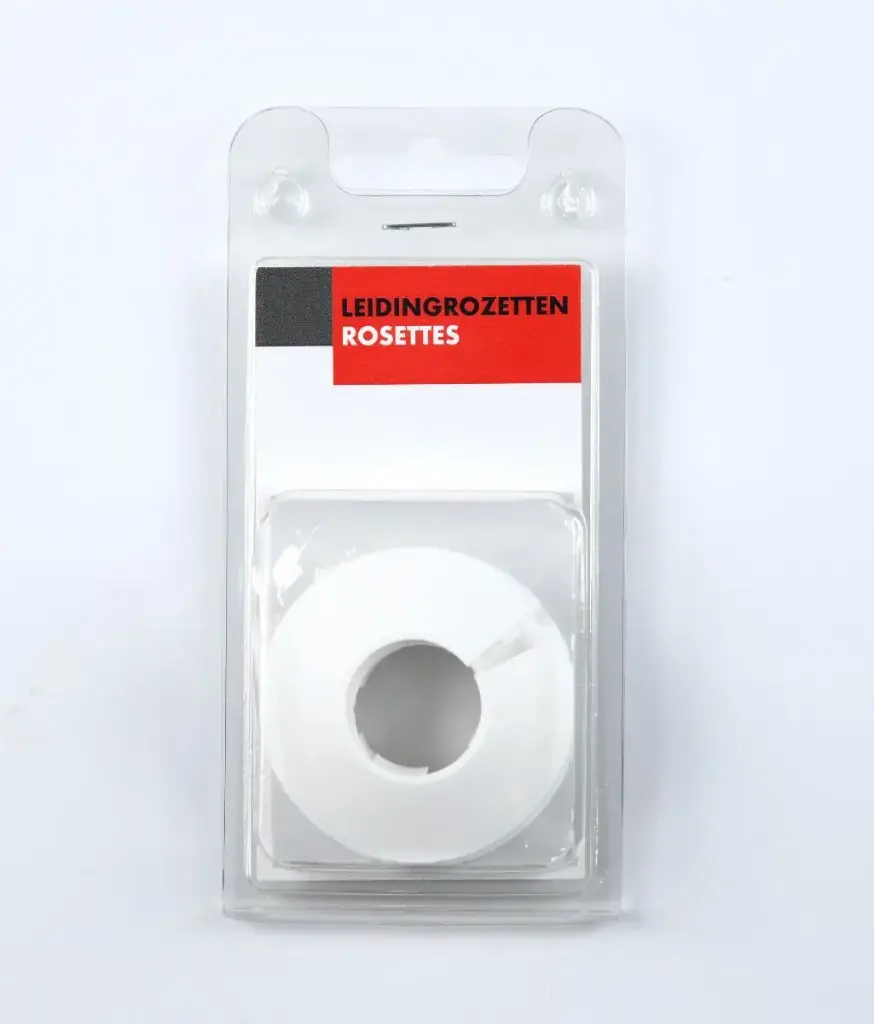 Macleans rozet wit 15mm