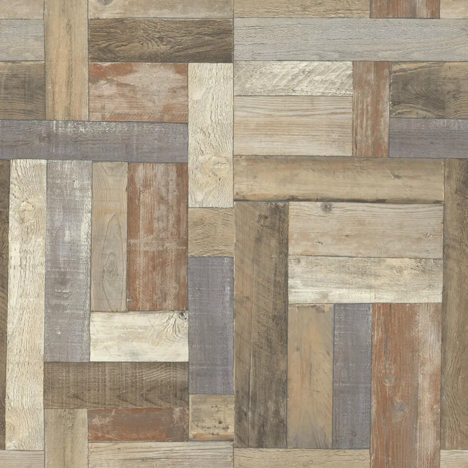 Vinyl op rol ICONIK 260 - Trendy hout 4m breed