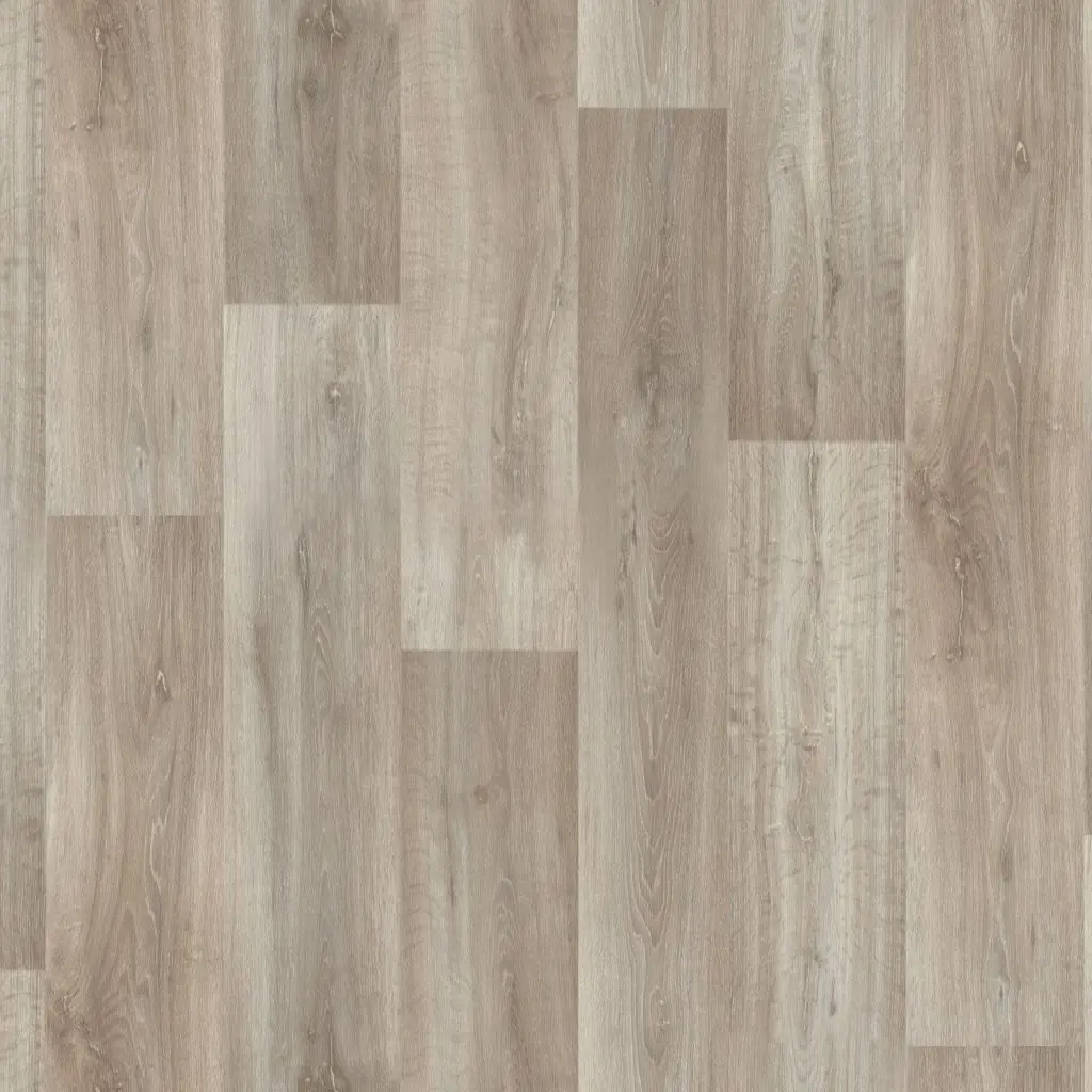 Vinyl op rol PrimoFloor houtlook Siravo warmgrijs eiken 0909 2,8mm 4m breed