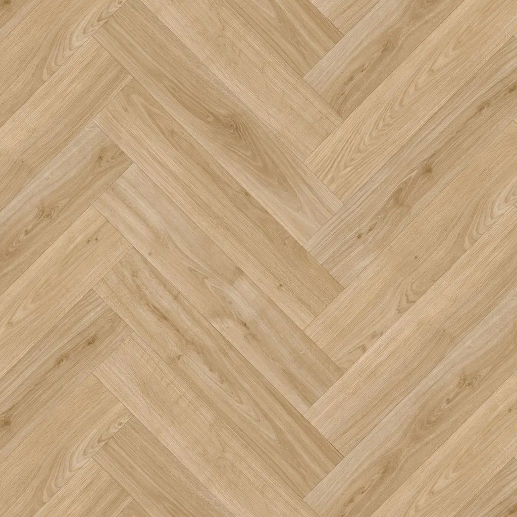Vinyl op rol PrimoFloor Supreme 50 Visgraat Boreal eiken naturel 3800 2,8mm 4m breed