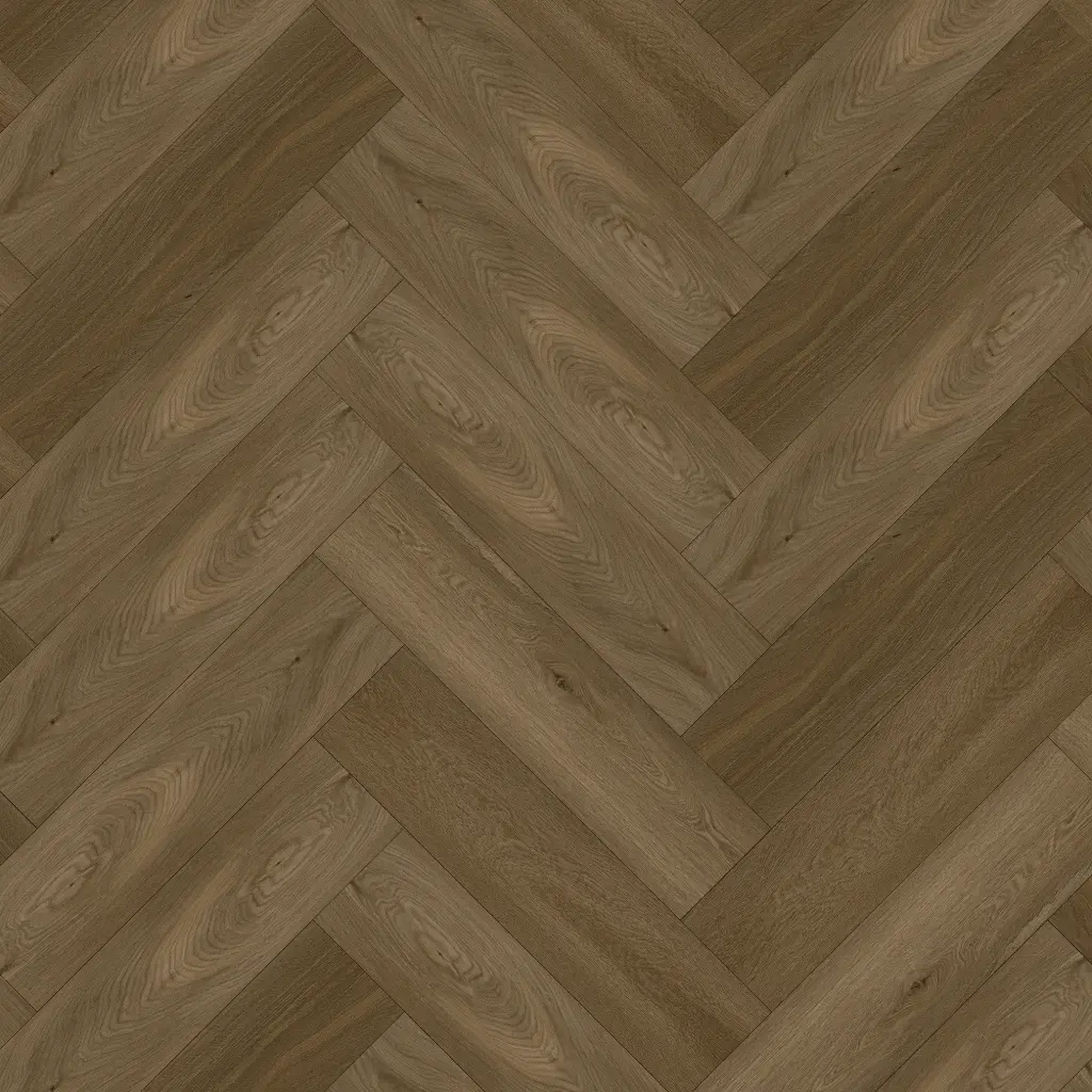 Bodiax Aringa visgraat Dryback- kleur Shadow Oak