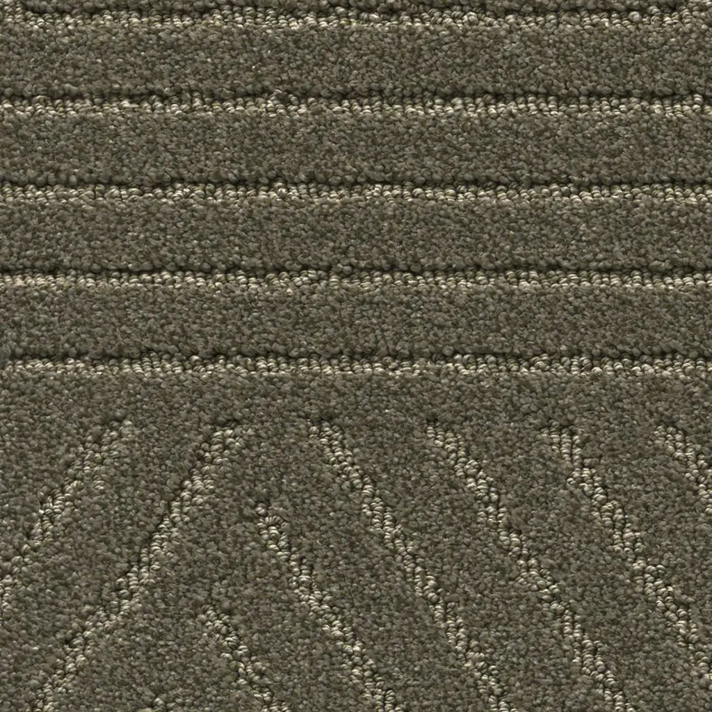 Maison Tapis tapijt Infinity Geometric kleur 0901 donkergroen 10mm 4m breed