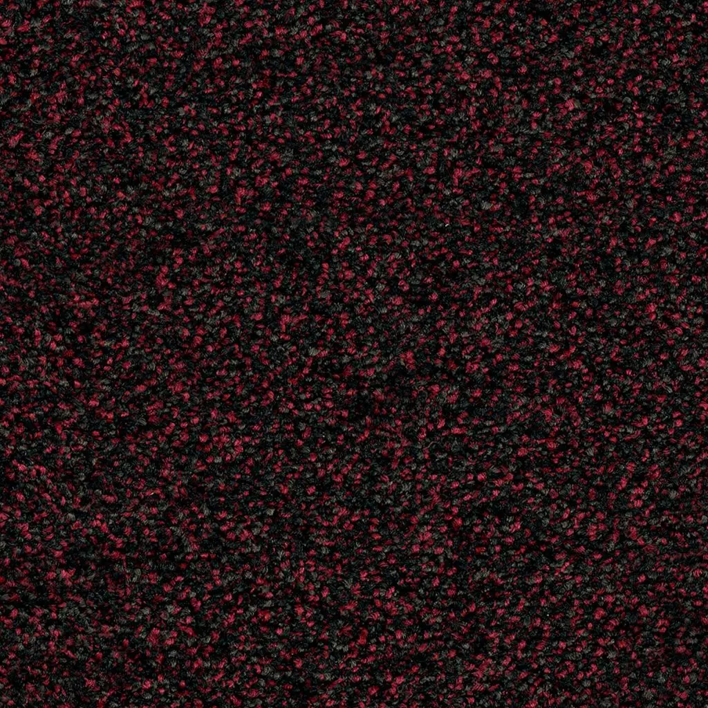 Maison Tapis tapijt Minnesota kleur 0207 zwartrood 9mm 4m breed