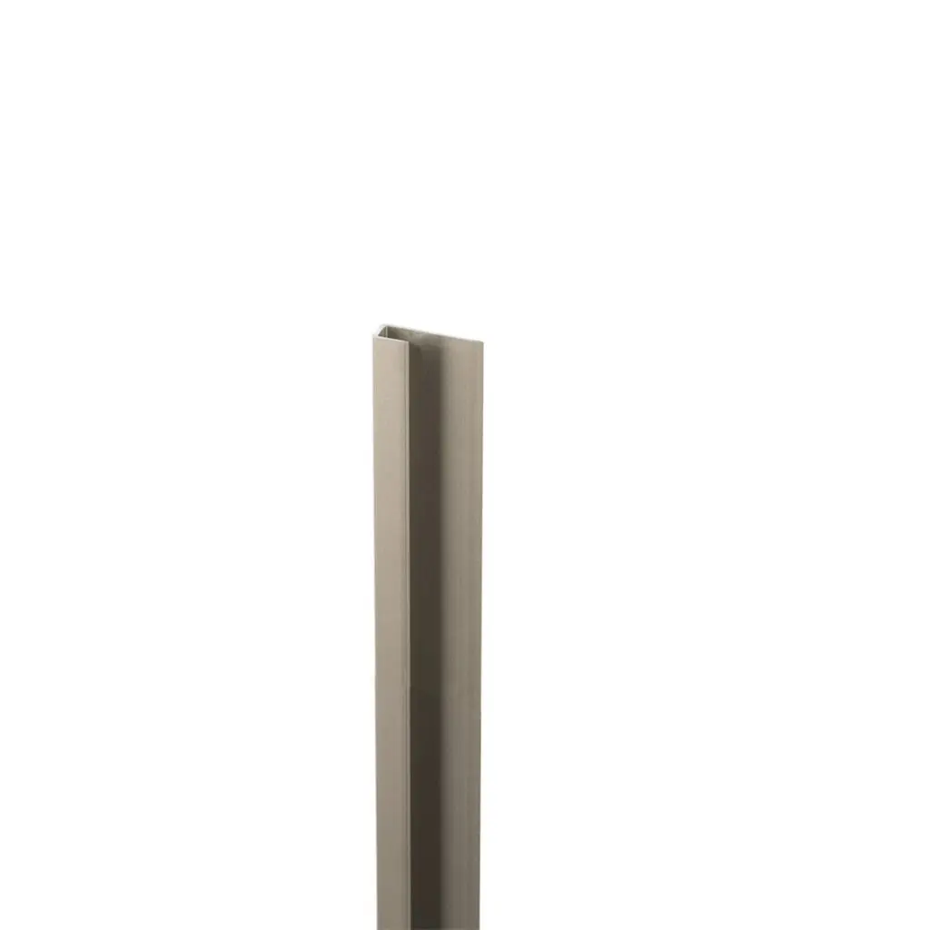 PrimoWall Start- en eindprofiel RVS pvc wand