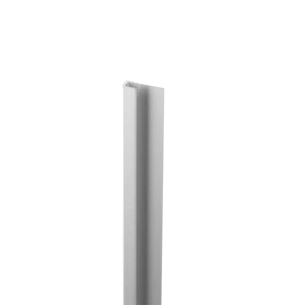 PrimoWall Start- en eindprofiel zilver pvc wand