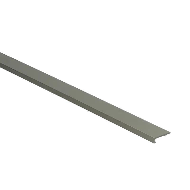 69563 Profiel afsluit rvs voor LVT ALU 6x21mm vloerdikte 4mm 3000mm