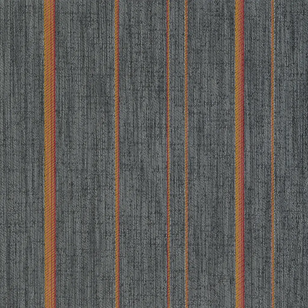2tec2 geweven vinyl Tegel Stripes Moonless Night Orange - 4,6mm - 50x50cm
