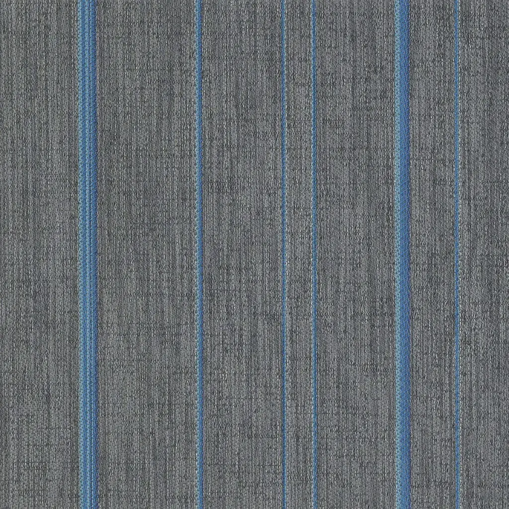 2tec2 geweven vinyl op rol Stripes Moonless Night Blue - 4,6mm - 2m