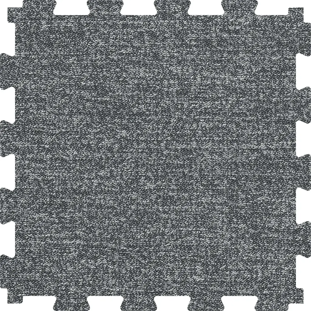 OneFlor geweven vinyl Looselay interlocking Loom+Lock - Melange Black