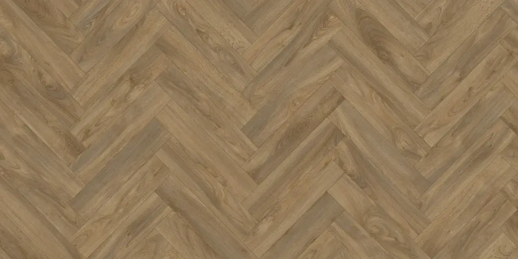 Beauflor vinyl op rol - visgraat - Blacktex - Laurel Oak 669D - 2,8mm - 4m breed