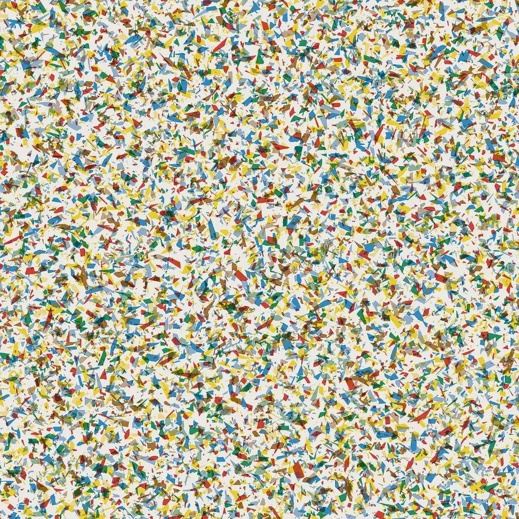 Interface - Vinyl tegel - Looselay - Walk on By - Polychrome - 4,5mm/0,55mm - 50cm x 50cm