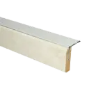 72897 PrimoStep - Uitlooptrede alu zilver - Baltic grijs marmer - 90 x 5,7 cm