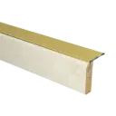 72904 PrimoStep - Uitlooptrede alu goud - Baltic grijs marmer - 181 x 5,7 cm