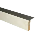 72907 PrimoStep - Uitlooptreden alu brons - Baltic grijs marmer - 136 x 5,7 cm