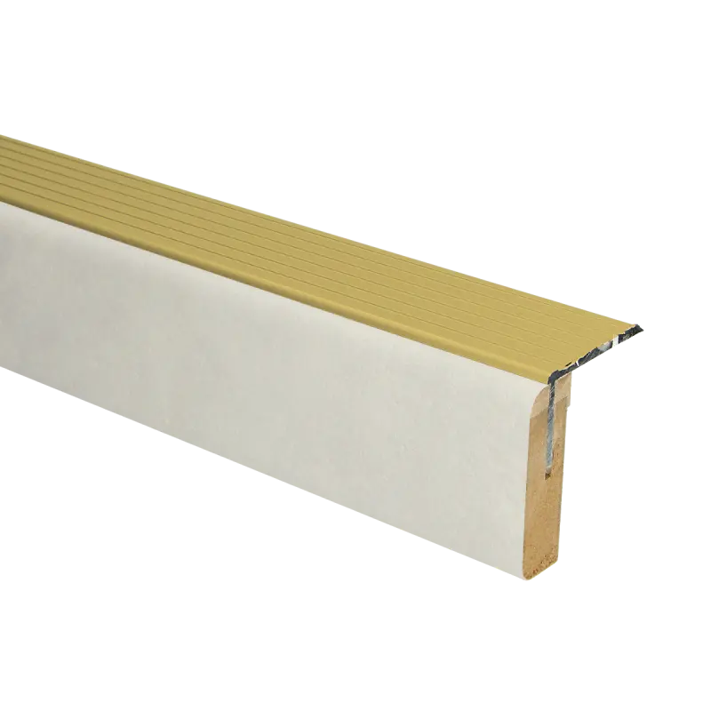 72941 PrimoStep - Uitlooptrede alu goud - Taxco leisteen - 181 x 5,7 cm
