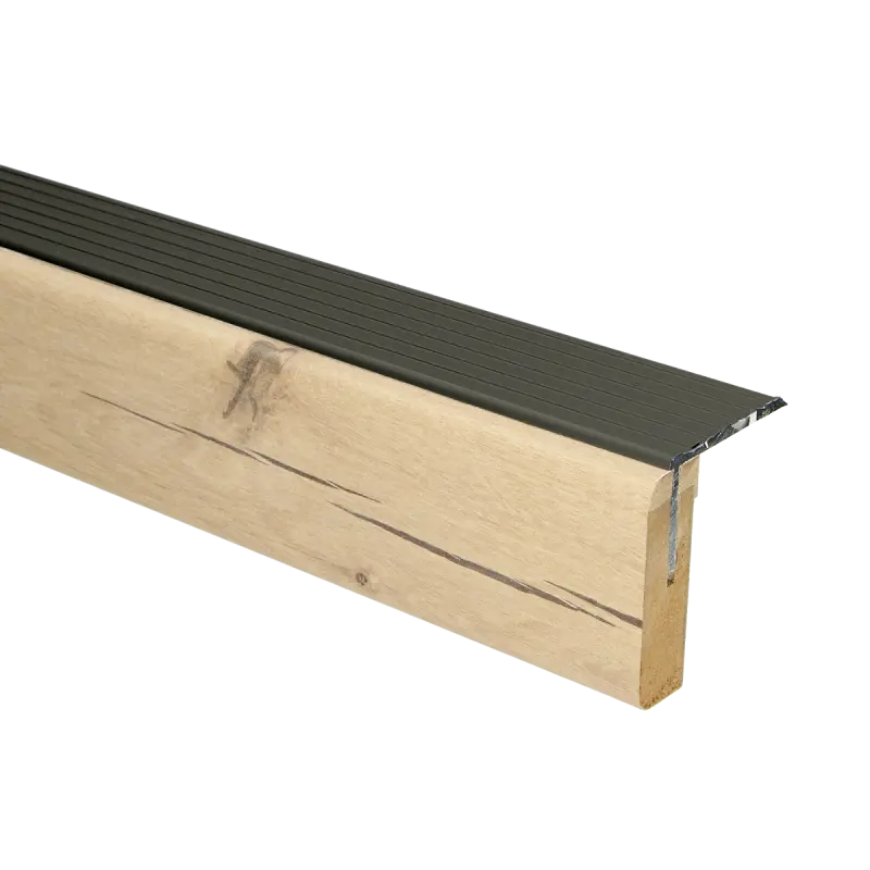 72980 PrimoStep - Uitlooptrede alu brons - Valencia blond eiken - 121 x 5,7 cm