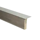 73096 PrimoStep - Uitlooptrede alu zilver - Urbino warm eiken - 136 x 5,7 cm
