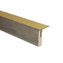 73101 PrimoStep - Uitlooptrede alu goud - Urbino warm eiken - 181 x 5,7 cm
