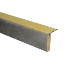 73138 PrimoStep - Uitlooptreden alu goud - Donker leisteen - 181 x 5,7 cm