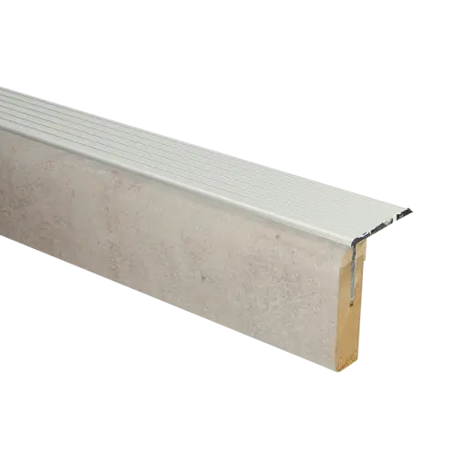 73171 PrimoStep - Uitlooptreden alu zilver - Helder leisteen - 181 x 5,7 cm