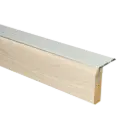 73205 PrimoStep - Uitlooptrede alu zilver - San Francisco eiken - 90 x 5,7 cm