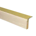 73210 PrimoStep - Uitlooptrede alu goud - San Francisco eiken - 121 x 5,7 cm