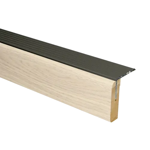73216 PrimoStep - Uitlooptreden alu brons - San Francisco eiken - 181 x 5,7 cm