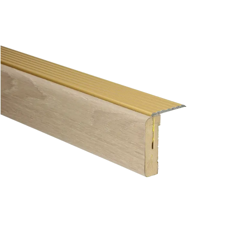 73432 PrimoStep - Uitlooptrede alu goud - Orleans Eik Zand - 90 x 5,7 cm
