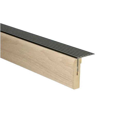 73439 PrimoStep - Uitlooptrede alu brons - Orleans Eik Zand - 181 x 5,7 cm