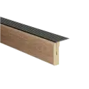 73609 PrimoStep - Uitlooptrede alu brons - Halifax Eik Tabak - 121 x 5,7 cm