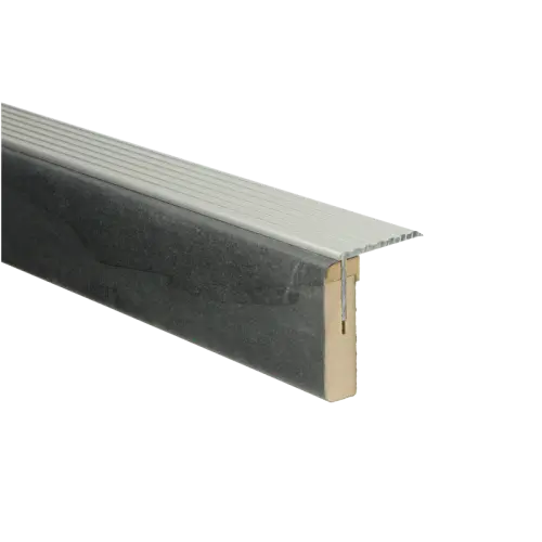 73774 PrimoStep - Uitlooptrede alu zilver - Leisteen - 136 x 5,7 cm