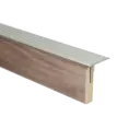 74095 PrimoStep - Uitlooptrede alu zilver - Giaveno Warm Noten - 90 x 5,7 cm