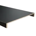 74217 PrimoStep - Dubbeltreden - Vesuvius Zwart Houtnerf - 90 x 61 cm