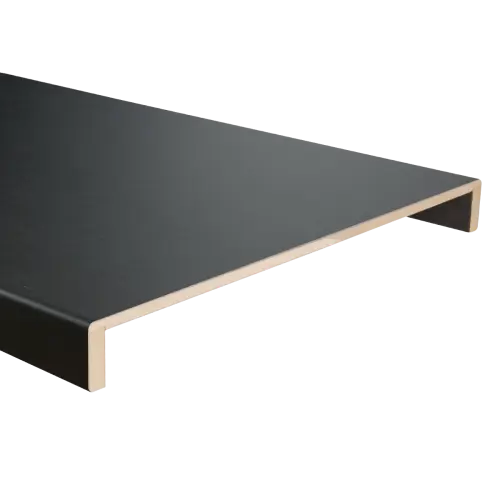 74221 PrimoStep - Dubbeltreden - Vesuvius Zwart Houtnerf - 364 x 61 cm