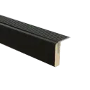 74237 PrimoStep - Uitlooptrede alu brons - Vesuvius Zwart Houtnerf - 136 x 5,7 cm