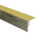 74303 PrimoStep - Uitlooptrede alu goud - LVT Beton antraciet - 100 x 5,7 cm