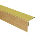 74351 PrimoStep - Uitlooptrede alu goud - LVT Donker Eiken - 100 x 5,7 cm