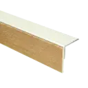 74352 PrimoStep - Uitlooptrede alu zilver - LVT Donker Eiken - 130 x 5,7 cm