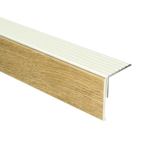 74397 PrimoStep - Uitlooptrede alu zilver - LVT Honing Eiken - 100 x 5,7 cm