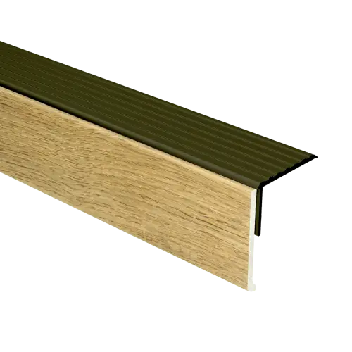 74398 PrimoStep - Uitlooptrede alu brons - LVT Honing Eiken - 100 x 5,7 cm
